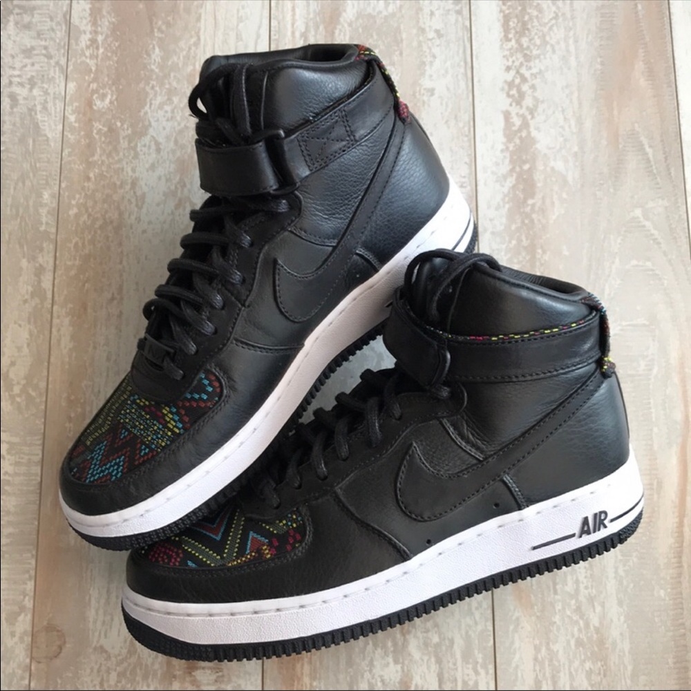 NWT Nike Air Force 1 QS Tribal Print black - Picture 6 of 8